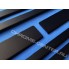Накладки на пороги (8 шт/комп, черные) Skoda Octavia A7 (2013- ) бренд – Croni дополнительное фото – 4